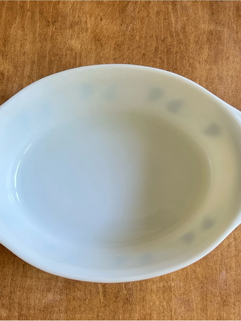 Vintage Pyrex Golden Hearts 2.5 Quart Casserole Dish - no lid